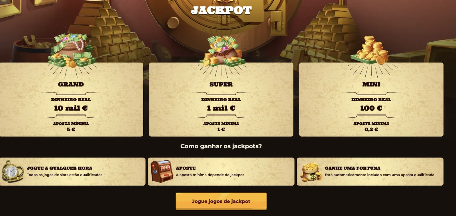 SmokAce Mini, Super and Grand jackpots