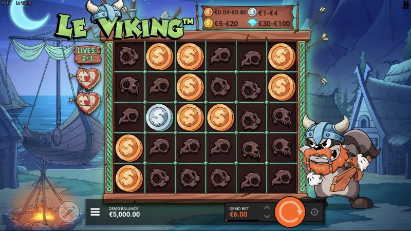 Le Viking Raid Spins with sticky coins
